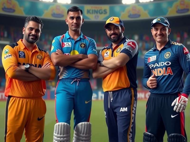 Kolkata Kings Champions playable characters in various Indian outfits